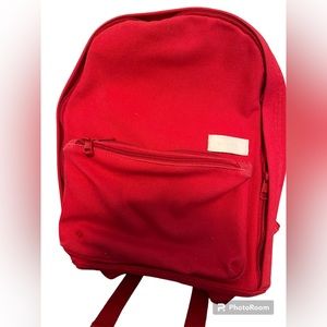 Red State Backpack. 2 pockets in front. Area for laptop.